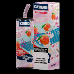 Электронная сигарета ICEBERG XXL 6000 Белый персик сакура
